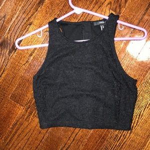Lacey-Zip-Up Crop Top